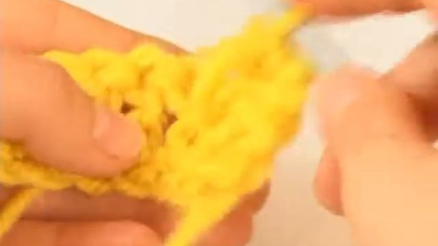 Вязание крючком Выпуклый столбик смотреть онлайн