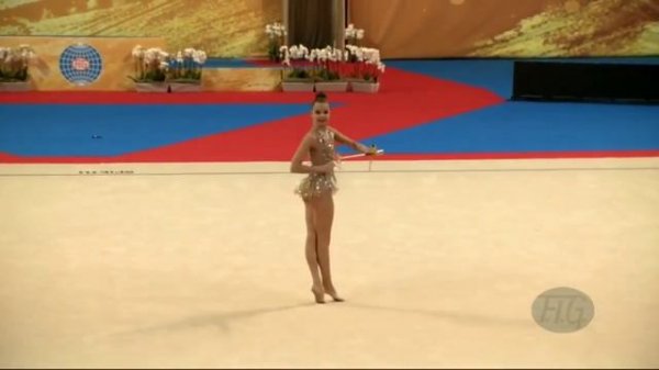 Averina Dina ( RUS) 2018 - rhythmic gymnastics. Дина Аверина булавы 2018 ?