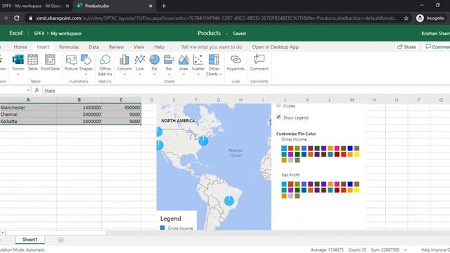 Create Bing Maps Add-Ins in Microsoft Excel. смотреть онлайн