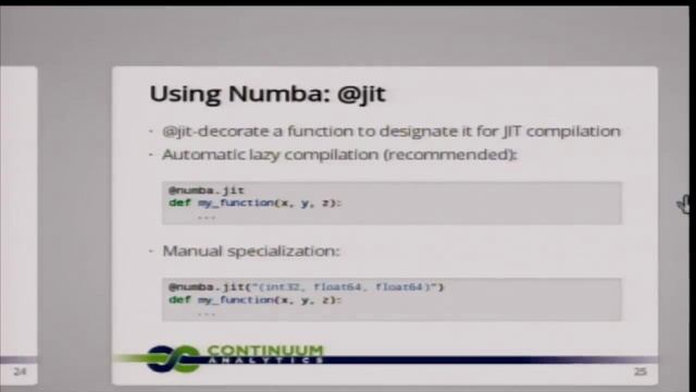 Antoine Pitrou - Numba, a JIT compiler for fast numerical code смотреть онлайн