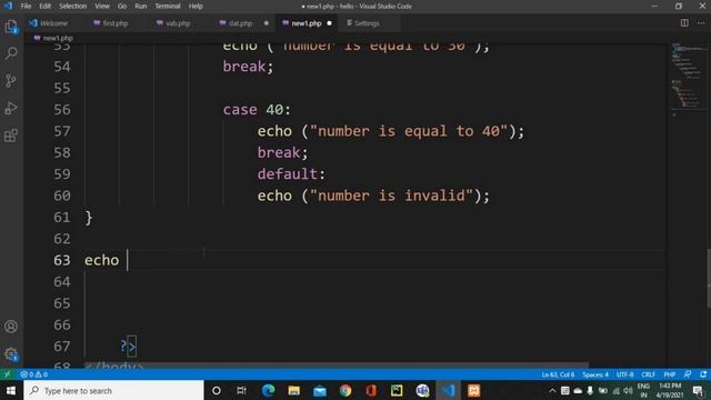 Switch statement in php || php tutorials in hindi|| php hindi me || Codewithbhai || by zulfikar смотреть онлайн