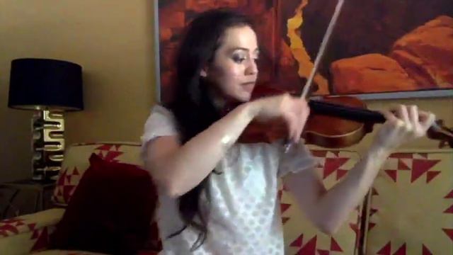 Concertmaster Lauren Roth, Plays J.S. Bach: Sarabande From Violin Partita No. 1 In B Minor, BWV 100