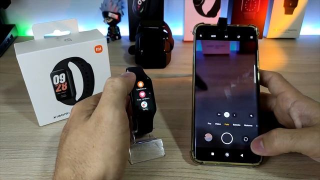 Como configurar Xiaomi MI BAND 8 ACTIVE Review e funções do smartwatch em Português смотреть онлайн