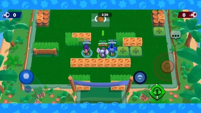 Самый БЫСТРЫЙ БРОУЛБОЛ с УСКОРИТЕЛЯМИ на карте Backyard Bowl BRAWL STARS смотреть онлайн