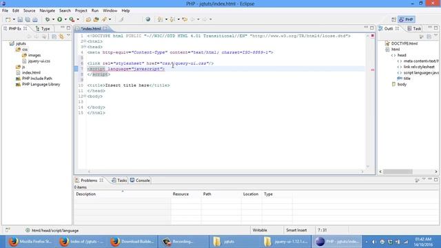 Setup jQuery and JQuery-ui along with theme - new latest full setup video - jQuery Part 02 Latest смотреть онлайн