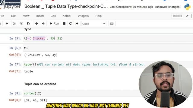 10. Tuple Data Type #datatypes #python #datascience смотреть онлайн