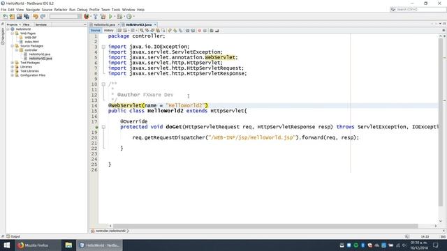 Java EE 7 Hello World from a JSP смотреть онлайн