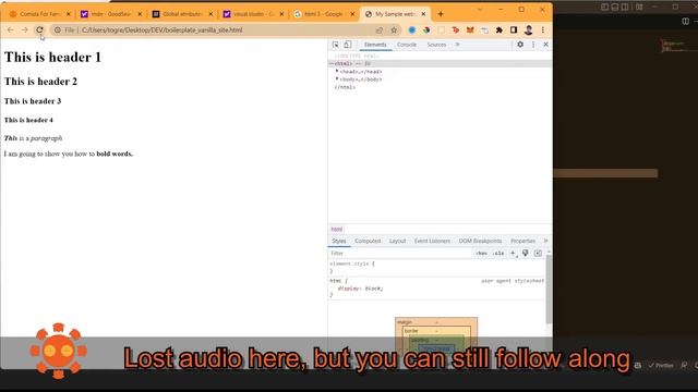 HTML Basics Tutorial | Learn to Code For Web Development смотреть онлайн