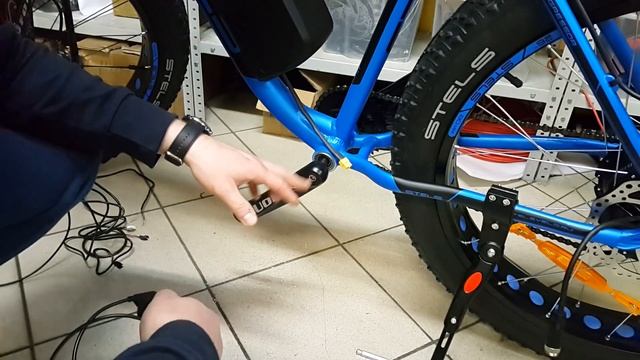 Сборка электрофэтбайка на базе Stels Aggressor, мотор Bafang 1000Вт, АКБ 48В 24Ач, LCD3, ПАС смотреть онлайн