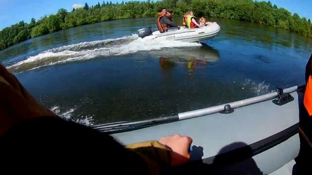 тест болотохода sps2 20л.с.лодка Roger 440 и Флагман Игла 420 смотреть онлайн