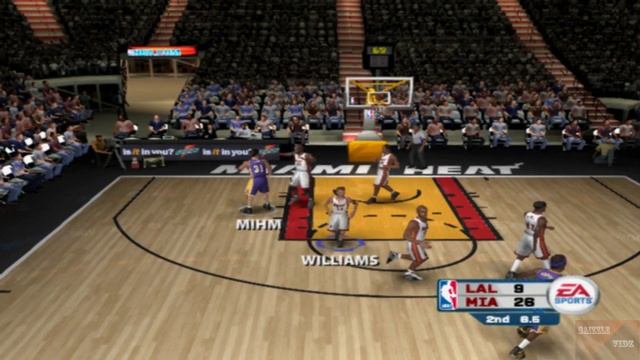 NBA Live 06 Gameplay Lakers Heat {1080p 60fps} смотреть онлайн