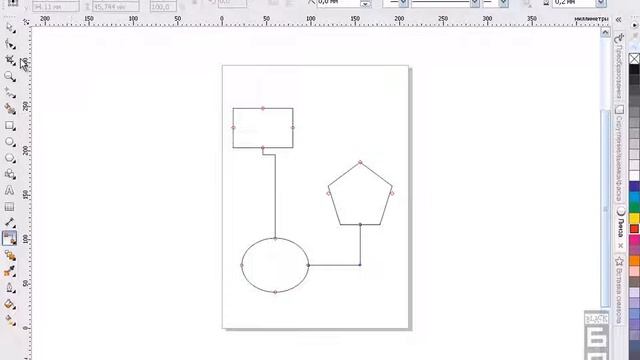 15 Инструменты соединительных линий в CorelDRAW смотреть онлайн