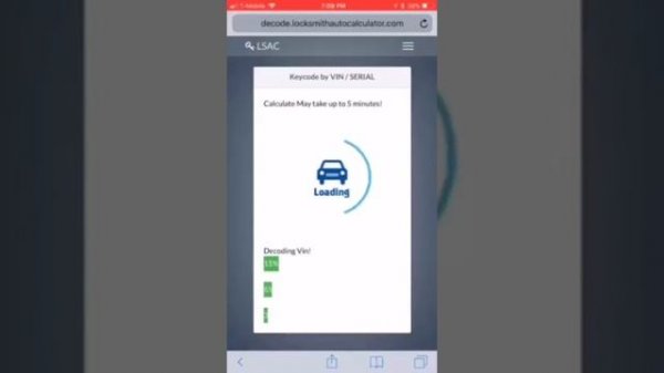 Ford vin to key code / pin code locksmith software