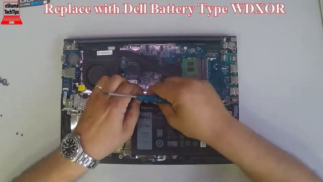Dell Vostro 5468 P7SG Battery Replacement Type WDXOR смотреть онлайн