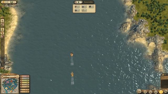 "Anno 1404 Венеция" бесконечная игра. #4. Развиваем дворян! смотреть онлайн
