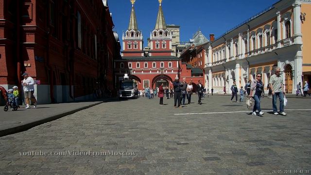 Час на улице Москвы // Красная площадь // 26 мая 2018 смотреть онлайн