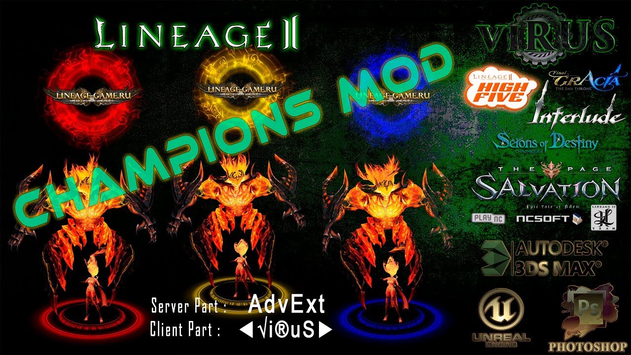 Champions Mod AdvExt64-viRUS. For The Www.Lineage-Game.Ru Server ◄√i®uS►