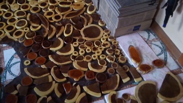 Декоративная стенка из больших деревянных спилов (пошагово) смотреть онлайн