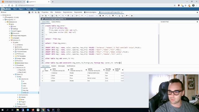 SQL alapok: Foreign key és egyéb constraint-ek - Java Programozás Kezdőknek - 20. rész смотреть онлайн
