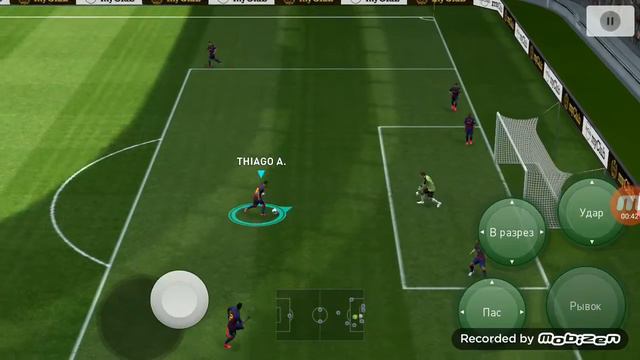 Как делать финты В Pes 2020 мобайл,часть 1. смотреть онлайн