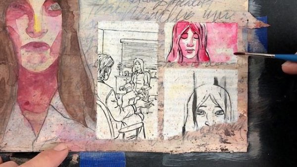 Horror Comic Page Art (How To Draw Horror Comics) Making Comics & Dark Art