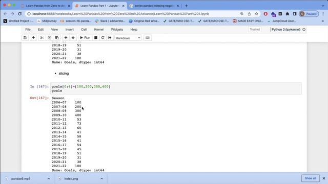 Pandas course | Editing the Series in Pandas | Pandas with Python | Lecture 8 смотреть онлайн