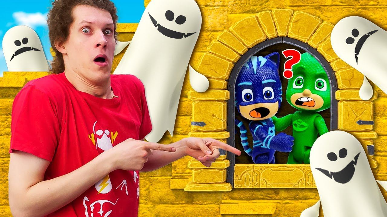 Игры для мальчиков - Герои в Масках в замке с привидениями! Мультики для малышей Веселая Школа смотреть онлайн