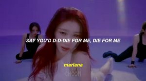 CHAERYEONG (채령) of ITZY (있지) – Cry For Me by Camila Cabello 'Cover' - Lyrics
