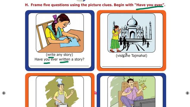 Tenses | 7- th Std | Term 1 | Unit 2 | Picto Grammar смотреть онлайн