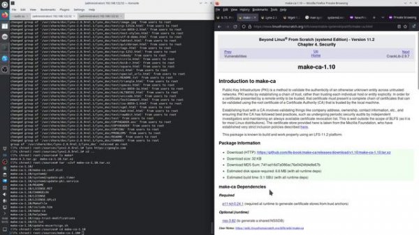 Build LFS Linux From Scratch tutorial second part - January 2023 - 4a2bea85