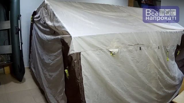 Палатка-шатер Outventure Royal House, обзор, сборка/разборка смотреть онлайн