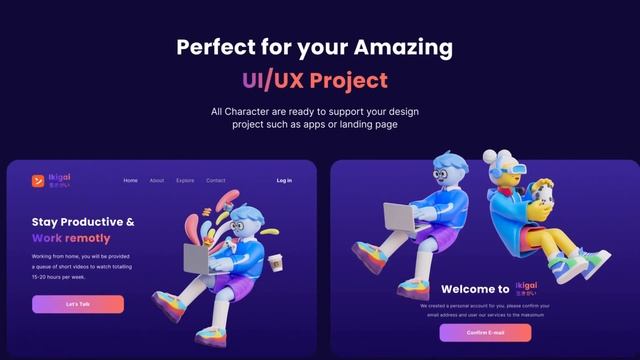 Ikigai 3D Illustration Pack ?✨ смотреть онлайн