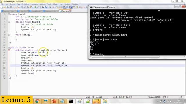 Lecture 5 Static member and access modifiers in java смотреть онлайн
