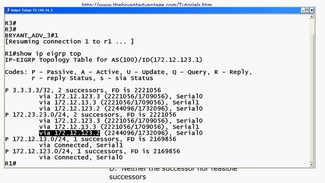 CCNA And CCNP Practice Exam: EIGRP And Route Redistribution смотреть онлайн