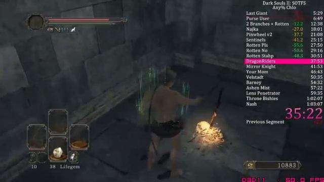 Speedrun - Dark Souls 2 Scholar Of The First Sin - 1:01:29 RTA смотреть онлайн