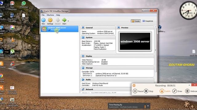how to install oracle virtual box and windows server 2008 in virtually смотреть онлайн