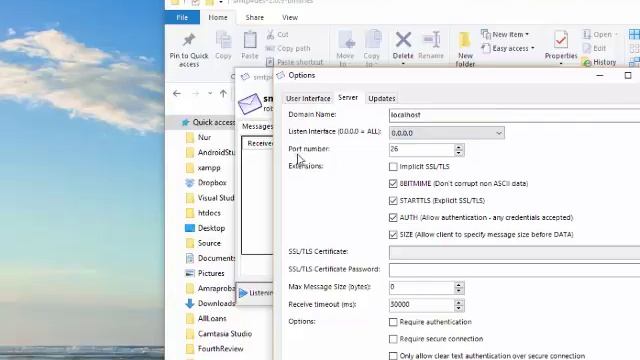send email to localhost using smtp4dev and view in outlook смотреть онлайн