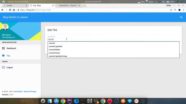 Blog System in Laravel Part:07 Tag Edit and Delete смотреть онлайн