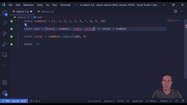 Minute JavaScript - Array's Reduce Method смотреть онлайн