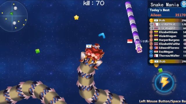 Snake Mania - Gameplay - Facebook Games смотреть онлайн