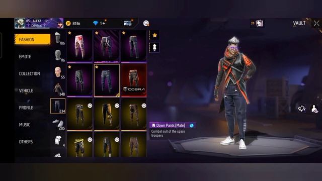 Top 5 pants in my free fire I'd only 0.01% player's have this ❤️? смотреть онлайн