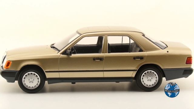 #Modelissimo: ModelCarGroup Mercedes 260E (W124) 1984 goldmetallic 1/18 смотреть онлайн