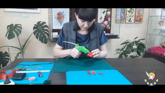 Цветок из лент Пион смотреть онлайн