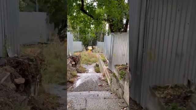 После дождя дорога до остановки автобуса смотреть онлайн