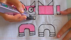 ЮНИКИТТИ Роблокс из 3D ручки / DIY видео / Unikitty 3д ручка