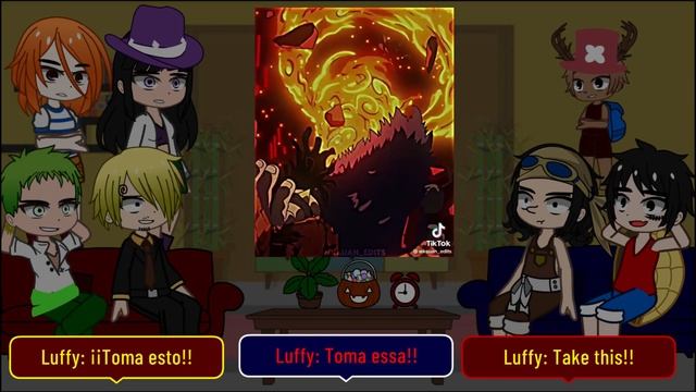 Past Mugiwaras React to Luffy vs Kaido | Tik Toks | ?????? смотреть онлайн