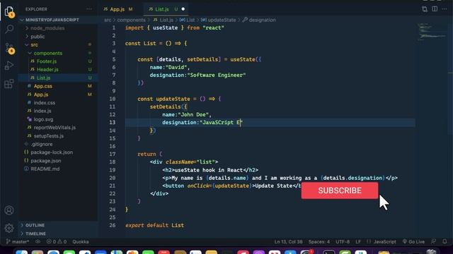 React JS Tutorials | useState in React | React JS From Beginner to Advanced Crash Course смотреть онлайн