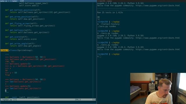 Spawn multiple balloons | Agile Game Development with Python and Pygame (part 5) смотреть онлайн