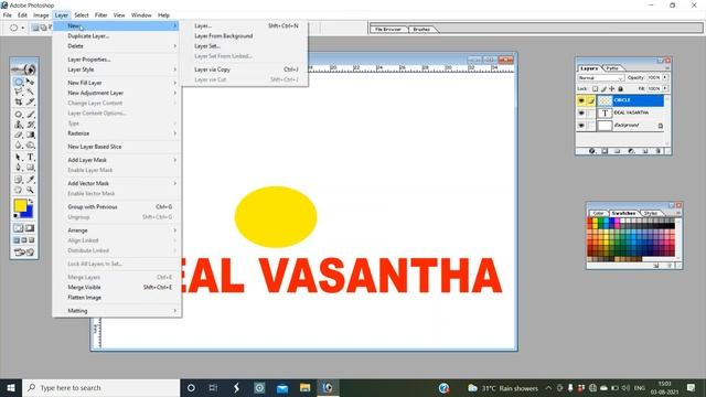 How to Create Layers in Photoshop 7.0 in Telugu || Photoshop Tutorials || Ideal Vasantha смотреть онлайн