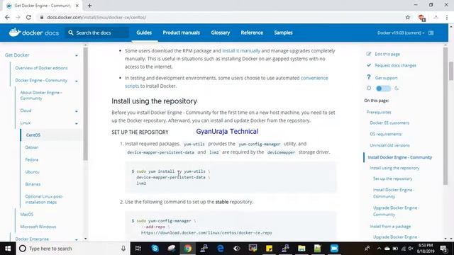 Docker Installation on RHEL/CentOS (Hindi/Urdu) смотреть онлайн